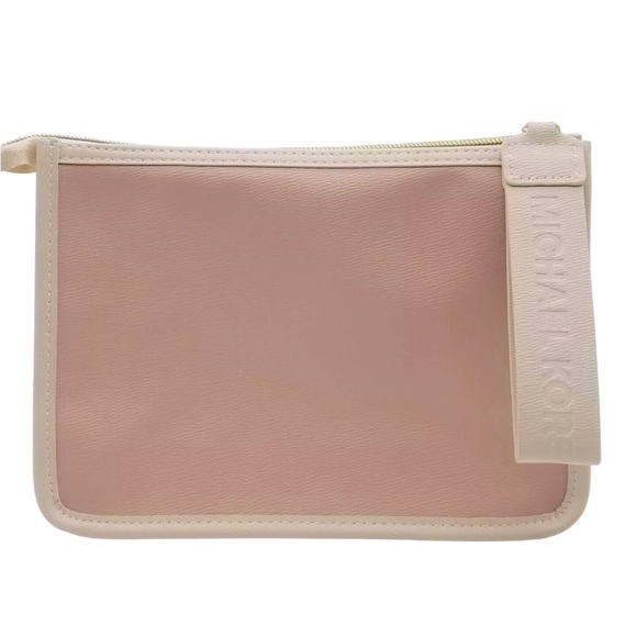 NWT! Michael Kors 2-in-1 Zip Wristlet Bag/Clutch - Blush Pink